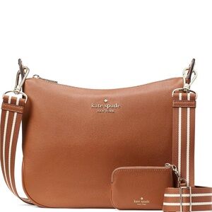 Kate Spade Rosie Crossbody Bag- Warm Beige/Gingerbread